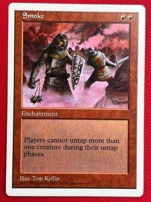 MTG 1X Smoke X1 Core Set 5th Edition Magic - MP/PL - Image 1 of 2