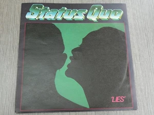Status Quo LIES / DON'T DRIVE MY CAR 1980 UK 7" P/S PLAYS MINT HEAR - Imagen 1 de 13