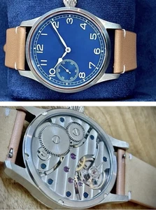 Pilot Mechanical 42mm Manual ST3600 Sapphire Blue (Dornbluth Style) Extra Mod - Picture 1 of 17