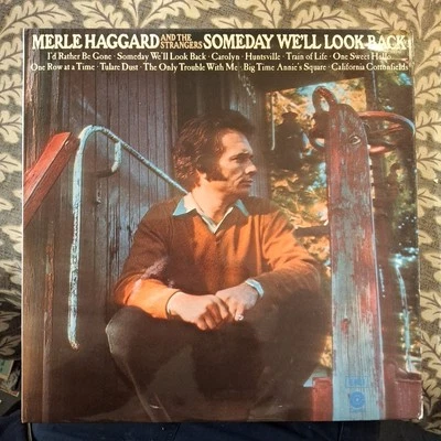 MERLE HAGGARD & THE STRANGERS "SOMEDAY WE'LL LOOK BACK" VINYL LP 1971 VG+ - Image 1 of 4