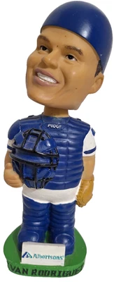 Texas Rangers Ivan Rodriguez Albertsons SGA 2001 Bobblehead by Bobble Dobble - Image 1 of 4