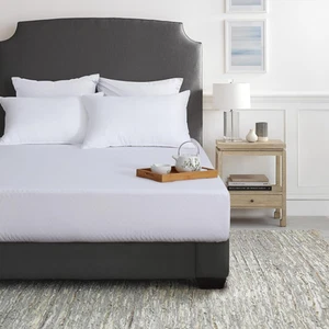 Dreamaker Bamboo Cotton Jersey Waterproof Mattress Protector, Natural Anti-Mi... - Picture 1 of 17