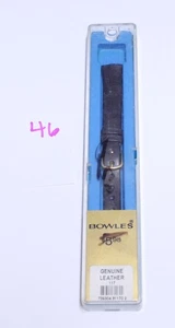 Vintage Damen Uhrenarmband Schleifen braun Leder - Bild 1 von 2