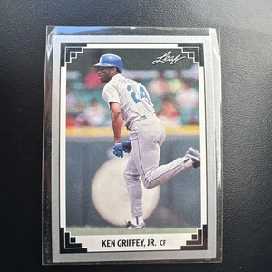 1991 Leaf - Ken Griffey Jr #372 Seattle Mariners Cincinnati Reds - Picture 1 of 2