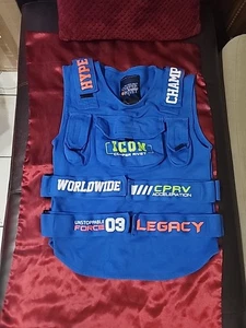 COPPER RIVET Blue Hype utility vest. Size S - Picture 1 of 5