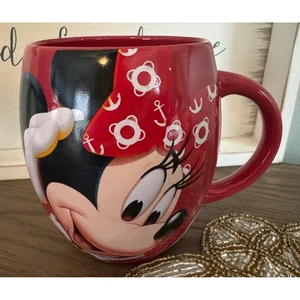Disney Cruise Line Minnie Mouse Anker Rot Kaffeebecher EUC - Bild 1 von 7