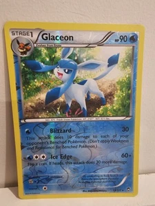 Pokemon TCG · Glaceon 19/111 Reverse Holo Rare · Furious Fists (2014) NM + Eevee - Picture 1 of 2