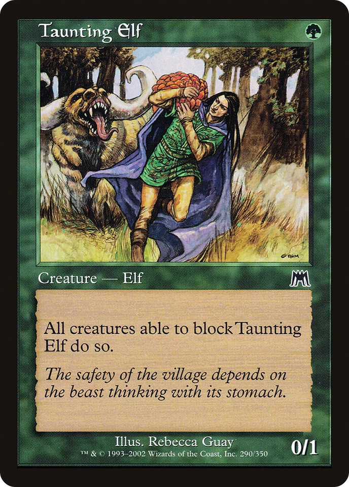 Taunting Elf #290 (Foil) (MP) Onslaught ONS Magic MTG - Image 1 of 1