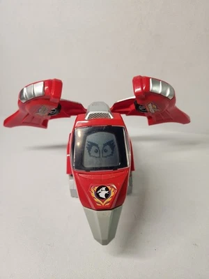  VTech Switch & Go Dinos T-Don Pteranodon Transformer Red Car Speak In French - Image 1 of 4