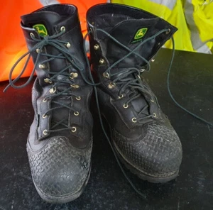 schwere Lederstiefel Stahlkappe Bergbau Größe 49 von JOHN DEERE - Bild 1 von 13