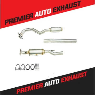 Se adapta a: Mitsubishi Outlander 2008-2010 2,4 L AWD convertidor catalítico y resonador Foto 1 de 4