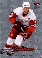 2007-08 Fleer Ultra Nicklas Lidstrom Ice Medallion /100
