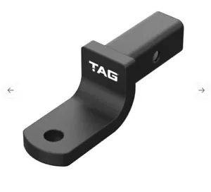 TAG Tow Ball Mount - 178mm Long, 90° Tongue Face, 50mm Square Hitch - Picture 1 of 1