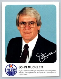 John Muckler 1985-86 Edmonton Oilers Red Rooster - Picture 1 of 1