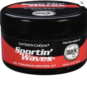 SoftSheen-Carson Sportin' Waves Gel Pomade with Wavitrol III, 3.5 oz FAST SHIPPI - Picture 1 of 3
