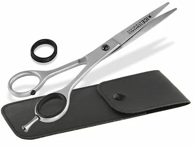 Haarschere Friseurschere Bartschere 6 Zoll 15,24 cm Mikroverzahnung im Etui - Bild 1 von 3