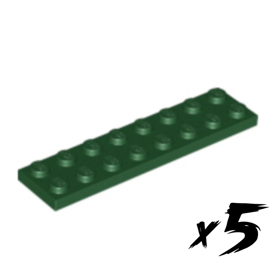 5x LEGO 3034 • 2x8 Plate • Platte • braun • reddish brown - Bild 1 von 1