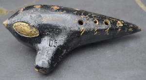 Antike 10 Loch Okarina - VIENNA - / D5 / Keramik / Länge 14,5cm - Bild 1 von 22