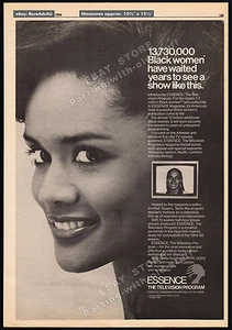 ESSENCE: The Television Program__Orig. 1984 Trade print AD promo__SUSAN L TAYLOR - Picture 1 of 1