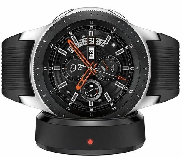 Samsung Galaxy Watch 46mm SM-R800 Bluetooth GPS Smartwatch Silver A++ Pristine - Image 1 of 3