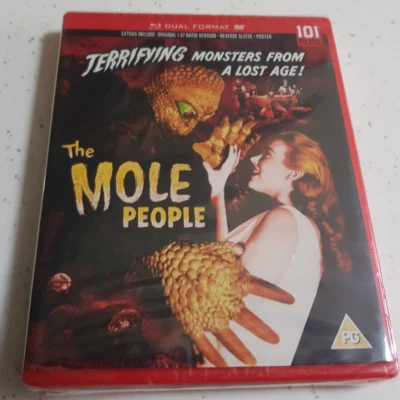 The Mole People (1956) -  Blu Ray & DVD  - New & Sealed - Image 1 of 2