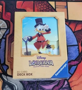 Caja de almacenamiento de 80 tarjetas Scrooge McDuck Disney Lorcana TCG - Imagen 1 de 2