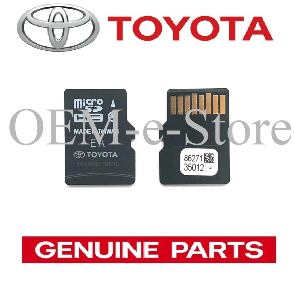2016 Toyota Prius Prime Mirai Navigation Micro SD Card U.S Canada Map Genuine - Image 1 of 1