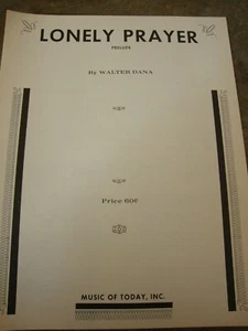 PRELUDIO ORACIÓN SOLITARIA MÚSICA PIANO CANCIÓN PALABRA Y MÚSICA 1961 - Imagen 1 de 1