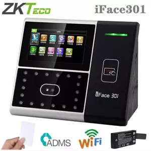 ZKTeco iFace301 TCP/IP RFID Reconocimiento Facial Puerta Acceso Tiempo Asistencia Máquina - Imagen 1 de 8