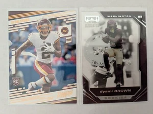 🏆 Lot (2) 2021 Chronicles Playoff Momentum Prestige DYAMI BROWN RC #239 #PMR-23 - Picture 1 of 2