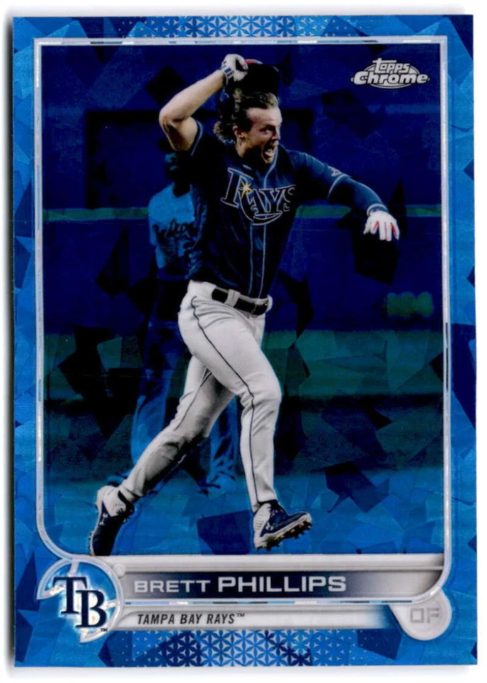 2022 Topps Chrome Sapphire Edition #569 Brett Phillips  Tampa Bay Rays - Image 1 of 2