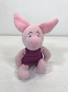 DISNEY 8" Plush PIGLET Mini BEAN BAG Winnie The Pooh Stuffed Animal No Tag - Picture 1 of 4