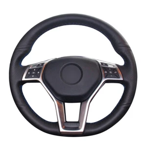 Hand-stitched Artificial Leather Steering Wheel Cover for Mercedes Benz A-Class - Picture 1 of 5
