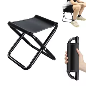 Folding Camping Chair Outdoor Garden Fishing Stool Furniture Portable Foldable - Picture 1 of 9