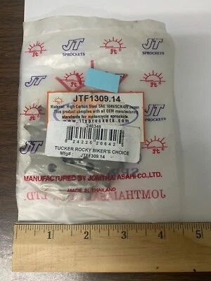 Новая стальная передняя звездочка JT 14T Honda XR600R TRX400EX Sportrax JTF1309.14 SB1 - Изображение 1 из 2