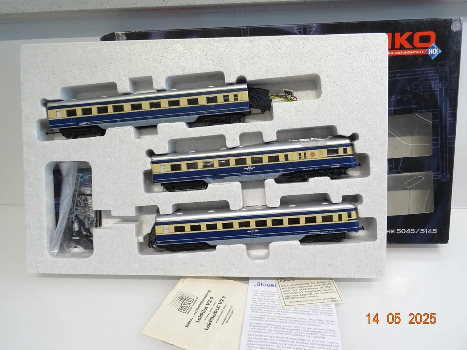 Piko H0 52263 AC Dieseltriebwagen 3tlg. Blauer Blitz ÖBB ESU Digital OVP JL674 - Bild 1 von 1