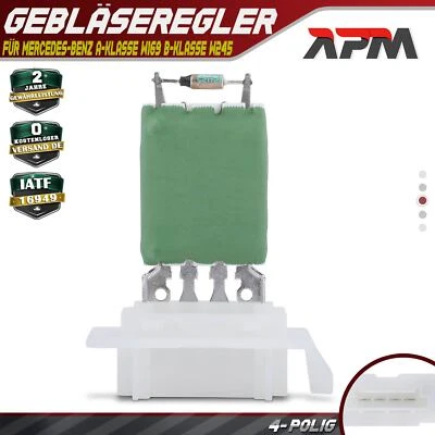 Gebläseregler Vorwiderstand Steuergerät für Mercedes-Benz A-Klasse W169 B-Klasse - Bild 1 von 4