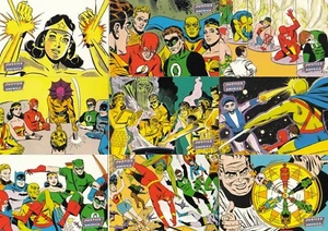 JUSTICE LEAGUE OF AMERICA ARCHIVES 2007 RITTENHOUSE BASE CARD SET OF 72  DC - Picture 1 of 5