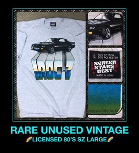 UNUSED VTG 80's Chevrolet Chevy Classic Muscle Car Camaro Iroc Z28 NOS T-Shirt L - Picture 1 of 12