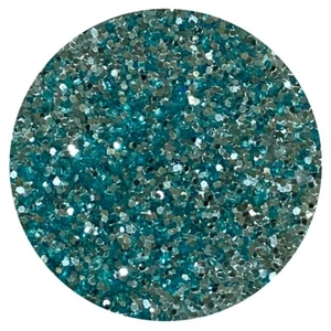 100g 1mm AQUA BLUE TURQUOISE CHUNKY GLITTER .040” CRAFT WALLS CLEARANCE BULK LOT - Picture 1 of 1