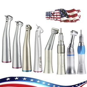 NSK Style Dental 1:1/1:4.2 /1:5 Contra Angle Fiber Optic LED Low Speed Handpiece - Picture 1 of 84