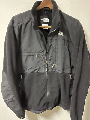 The North Face Nylon/Polyester Soft Shell Fleece Jacket Men’s Size L Black - Image 1 of 4