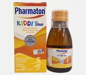 1X100ml PHARMATON KIDDI SYRUP Multivitamins With Lysine&Calcium FREE SHIPPING - Picture 1 of 6