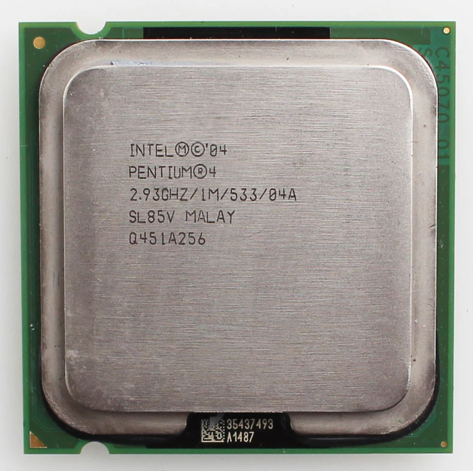 CPU Processor Intel Pentium 4 P4 - 515J - 2.93GHZ/1M/533 - SL85V Socket 775 - Image 1 of 1