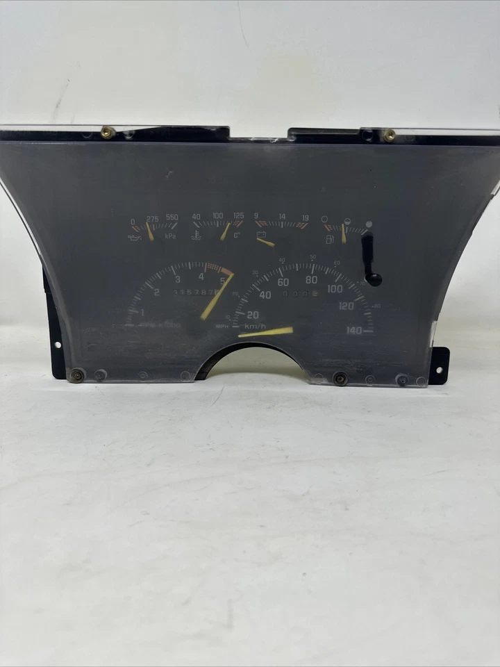 Chevy C3500 1994 cuadro de velocímetro de instrumentos OEM - 315787 km # 16193735 OEM Foto 1 de 4
