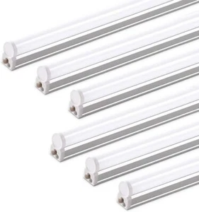 Barrina Led Batten Light 2ft, T5 1100lm 10W 6500K Super Bright White LED Garage - Picture 1 of 1