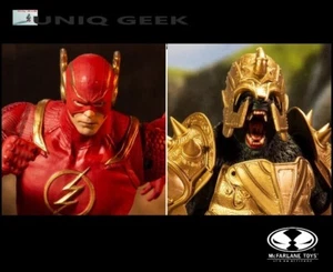 Modellino McFarlane DC Multiverse Injustice 2 Flash & Gorilla Grodd - Foto 1 di 19