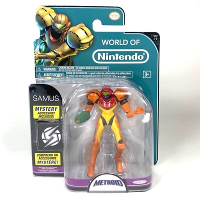Фигурка Jakks World Of Nintendo 2015 Metroid SAMUS 4,5 дюйма серия 1-2 ~ НОВАЯ! - Изображение 1 из 4