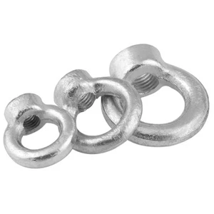 Ringmuttern,augenmutter,Ösenmutter, Stahl Verzinkt M6 M8 M10 M12 M16 M18 M20 - Bild 1 von 7