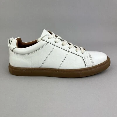 Whistles White Leather Low Top Sneakers Lace Up Trainers Casual Shoes EU38 UK5 - Image 1 of 4
